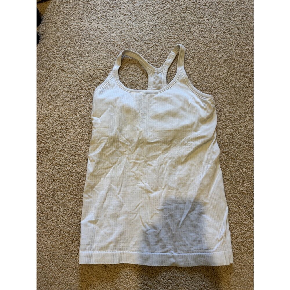 Lululemon Ebb to Street Tank - Size 6 - White
